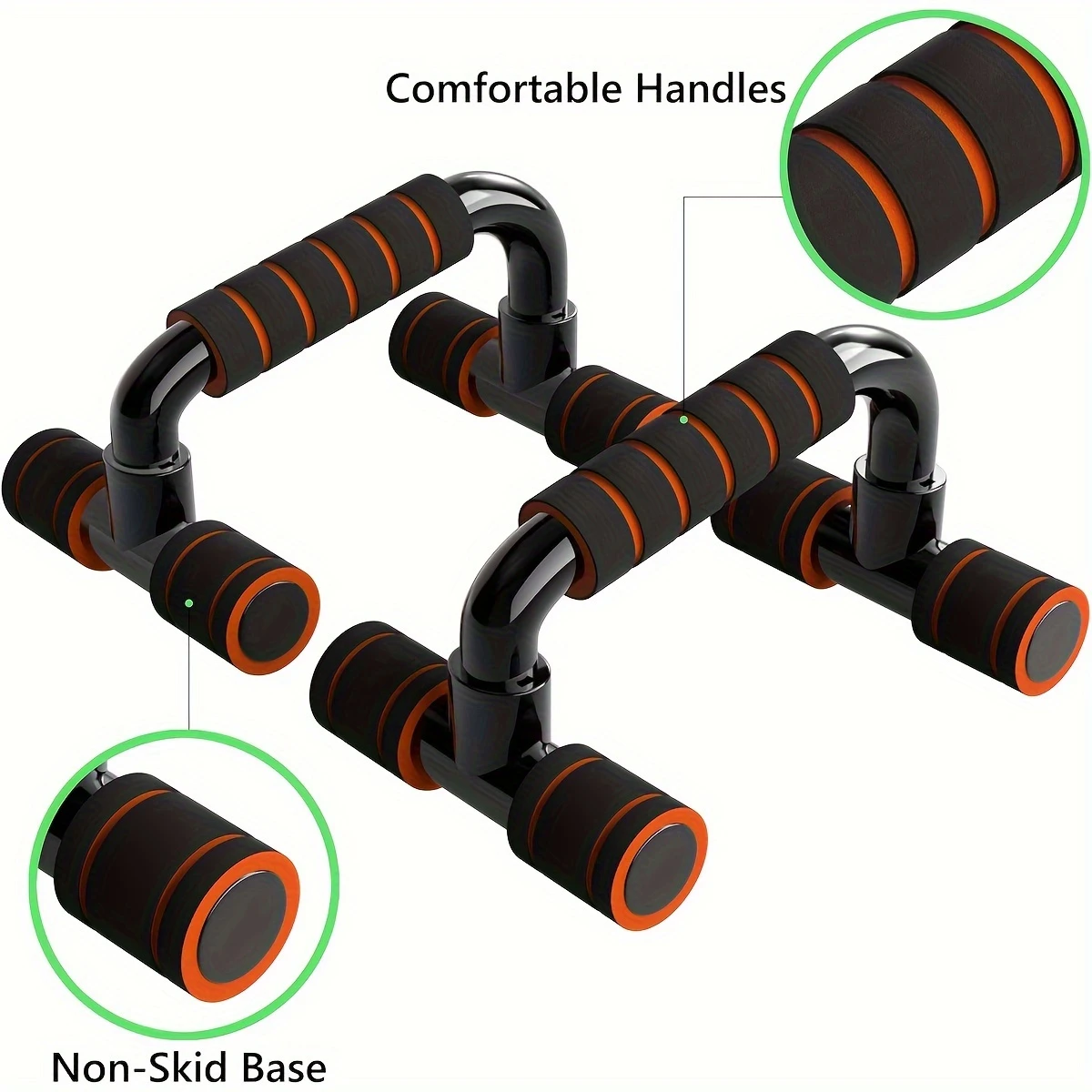 Ergonomic Push Up Bars for Strength Training - Image 3