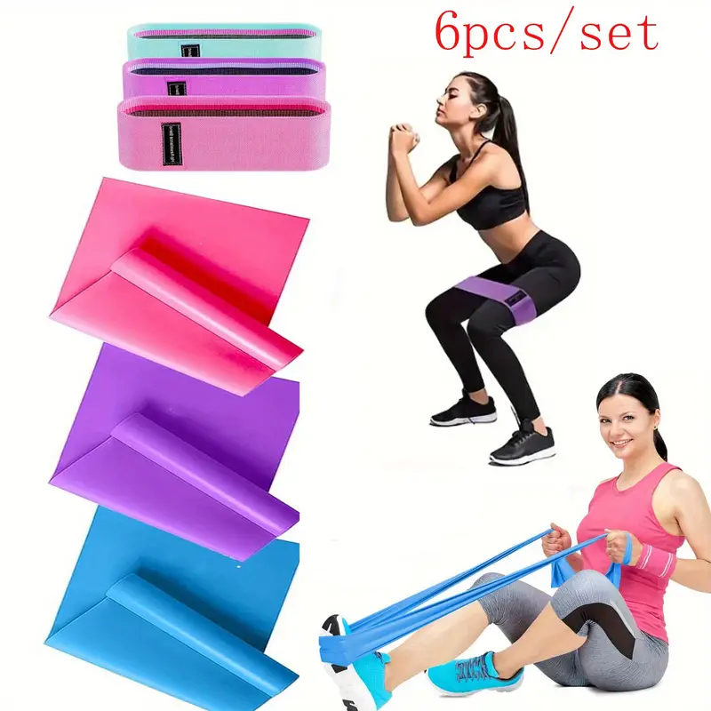 Elastic Yoga Bands Set for Full-Body Fitness - Image 3