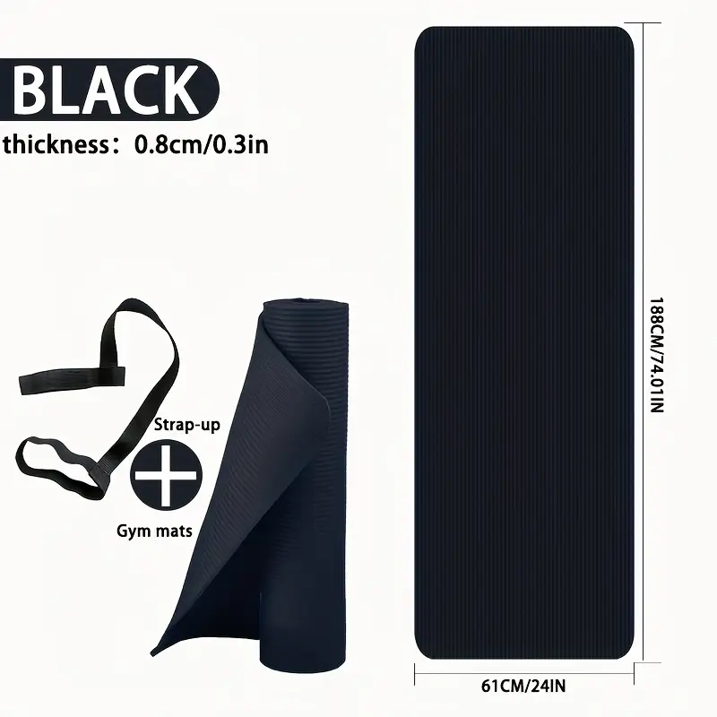 High-Density NBR Rubber Yoga Mat - Image 4