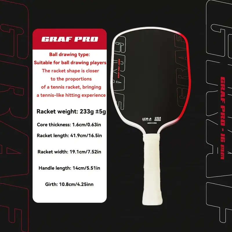 Agassi Pro Pickleball Paddle - Image 3